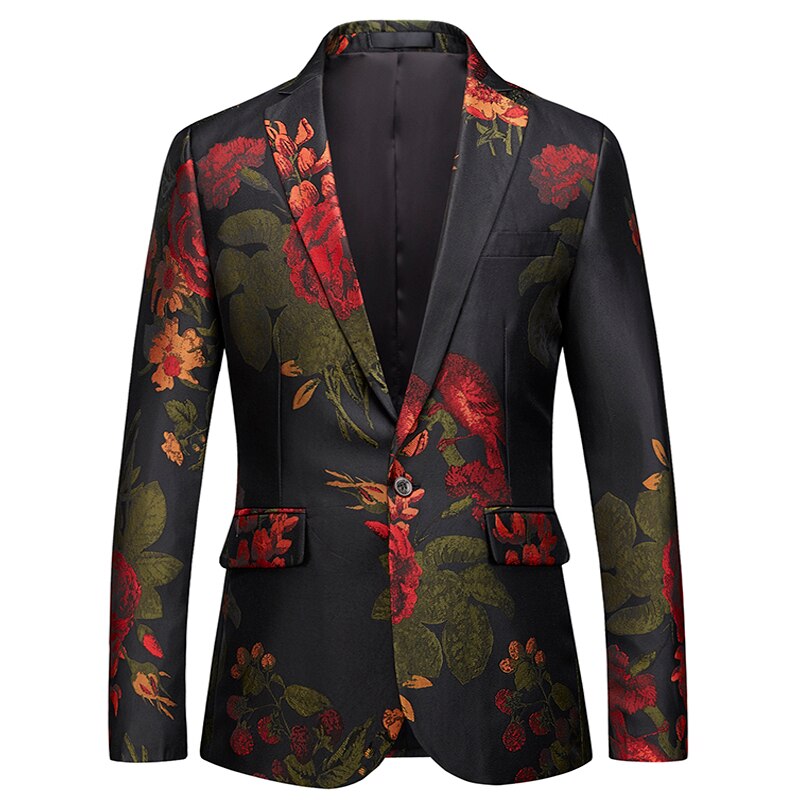 Boutique Flower Suit Jacket