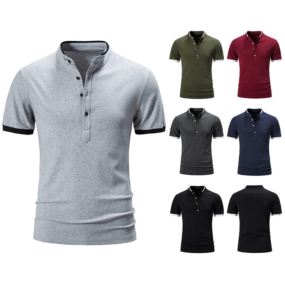 Summer Short Sleeve PoloShirt