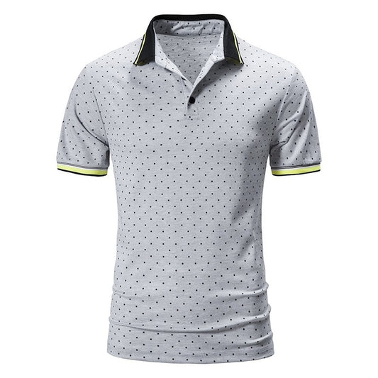 Stand Collar Polo Shirt