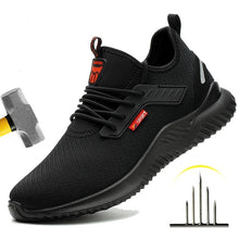 Load image into Gallery viewer, SafelyTrek™- Breathable Steel Protective Work Shoe wear
