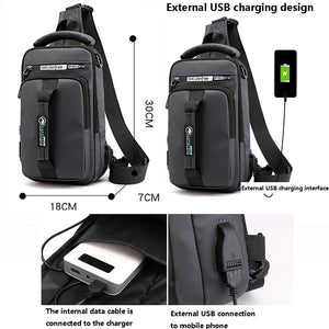 Multifunction USB Shoulder Bag