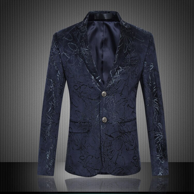 Boutique Flower Suit Jacket