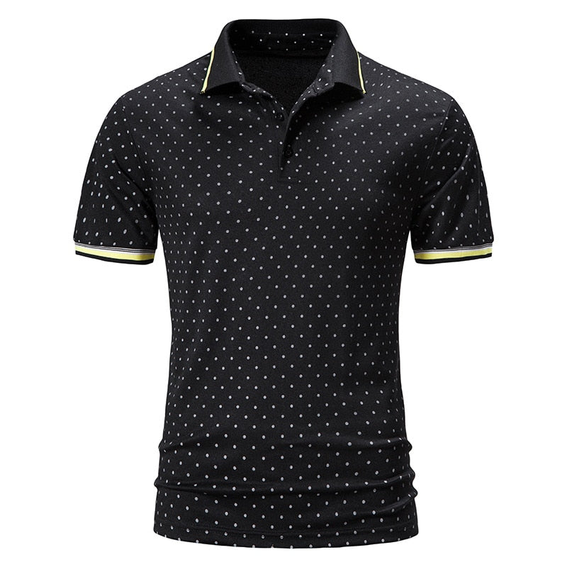 Stand Collar Polo Shirt