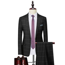 Load image into Gallery viewer, Plaid Retro Suit Set
