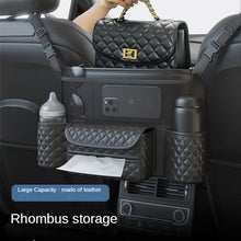 Load image into Gallery viewer, Car Bag™- Luxury Leather Car Seat Storage
