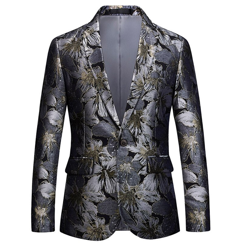 Boutique Flower Suit Jacket