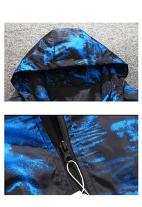Mens Colored Camouflage Pilot Bomber Jacket