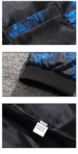 Mens Colored Camouflage Pilot Bomber Jacket