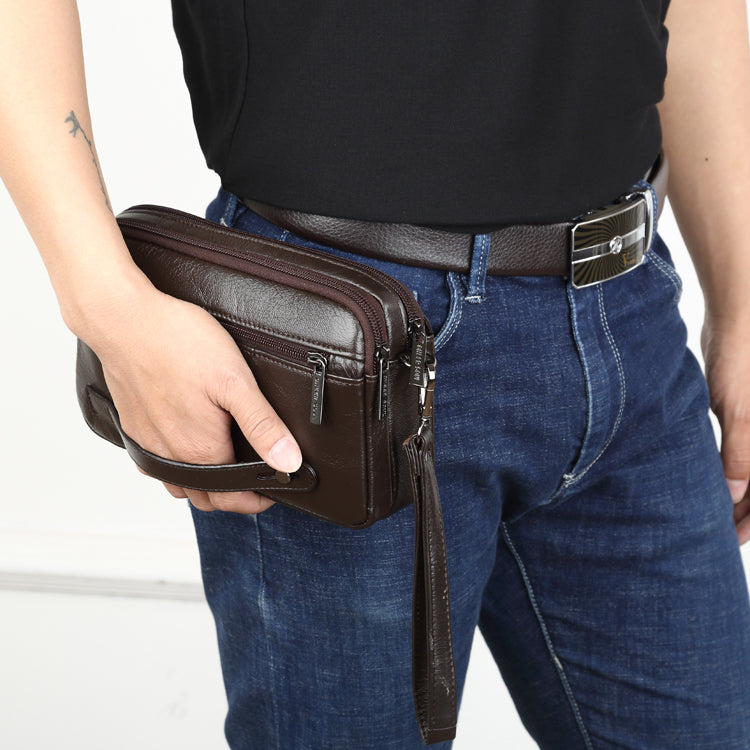 Men's Genuine Leather Clutch Bag