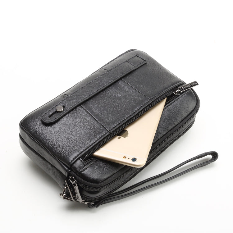 Men's Genuine Leather Clutch Bag