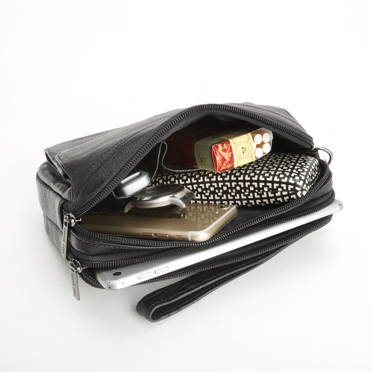 Men's Genuine Leather Clutch Bag