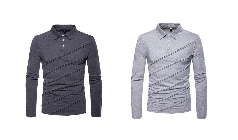 Men's Polo Long Sleeve Shirt