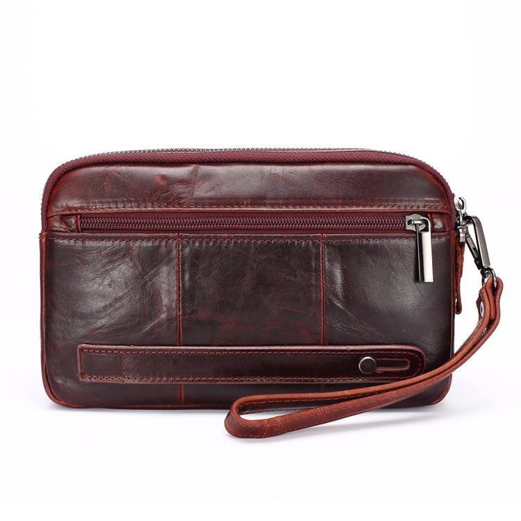 Men's Genuine Leather Clutch Bag