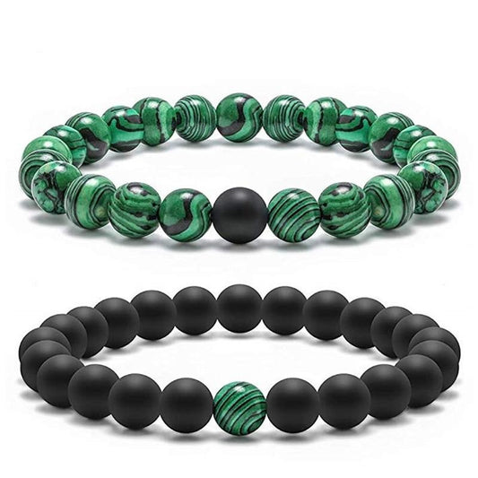 Ryker  Natural Malachite Stone Bracelet