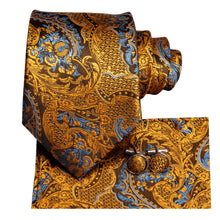 Load image into Gallery viewer, Sam  100% Silk Luxury Floral Suit Accessory Set

