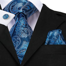 Load image into Gallery viewer, Sam  100% Silk Luxury Floral Suit Accessory Set
