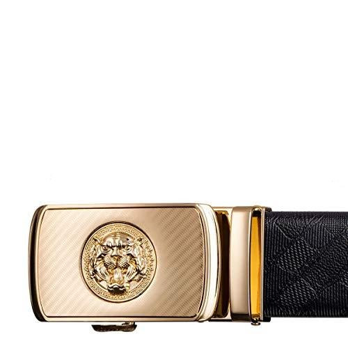 Trey Luxury Genuine Leather Automatic Buckle Belt