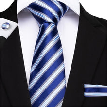 Load image into Gallery viewer, Henry  SP Ties &amp; Matching Hanky,Cufflinks Set
