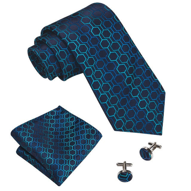 Henry  SP Ties & Matching Hanky,Cufflinks Set