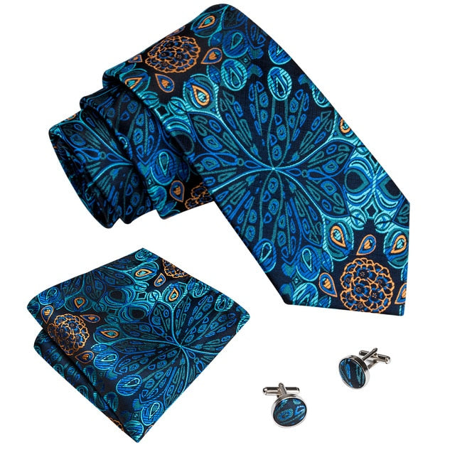 Henry  SP Ties & Matching Hanky,Cufflinks Set