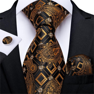 Roberto Business Silk  3 Piece Set Hanky,Cufflinks Set