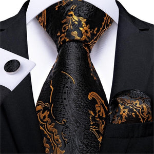 Roberto Business Silk  3 Piece Set Hanky,Cufflinks Set