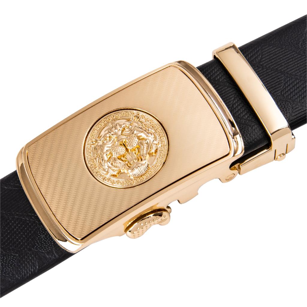 Trey Luxury Genuine Leather Automatic Buckle Belt