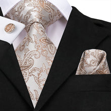 Load image into Gallery viewer, Sam  100% Silk Luxury Floral Suit Accessory Set
