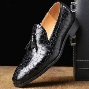 Neil Leather Tassel  Brogue Shoes
