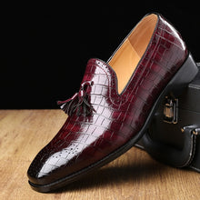 Load image into Gallery viewer, Neil Leather Tassel  Brogue Shoes
