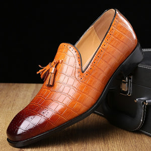 Neil Leather Tassel  Brogue Shoes