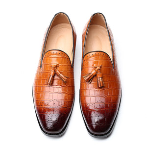 Neil Leather Tassel  Brogue Shoes