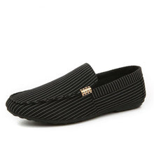 Load image into Gallery viewer, Men Strip Casual Slip-On Breatheable Loafers
