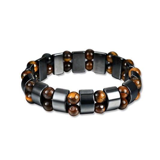 Ossy Double Hematite Tiger's Eye Bracelets