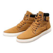 Load image into Gallery viewer, Men Casual High Ankle Canvas Shoes
