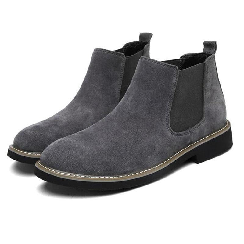 Mens Flexible Chelsea  Ankle Boots