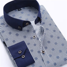 Load image into Gallery viewer, Men&#39;s Printed Square Collar Cotton Shirt
