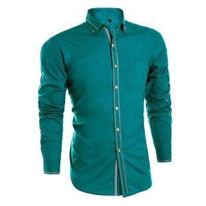 Men's Business Solid Casual Shirt