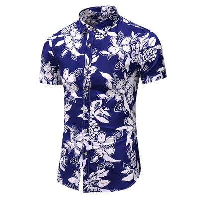 StylishEase™ - Men's Casual Floral Slim Fit Shirt