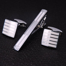 Load image into Gallery viewer, Deniz Cufflinks-Necktie Clip Set
