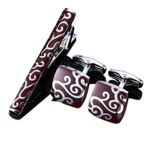 Load image into Gallery viewer, Deniz Cufflinks-Necktie Clip Set
