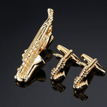 Load image into Gallery viewer, Deniz Cufflinks-Necktie Clip Set
