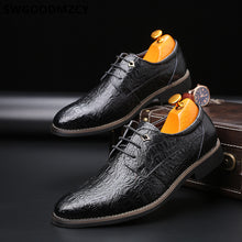 Load image into Gallery viewer, Gerrell Genuine Leather Crocodile Shoes
