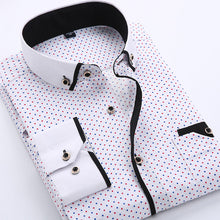 Load image into Gallery viewer, Men&#39;s Turn-Down Collar Slim Fit Shirt
