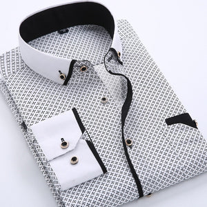 Men's Turn-Down Collar Slim Fit Shirt