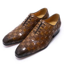 Load image into Gallery viewer, Gale Leather Check Oxford Shoe
