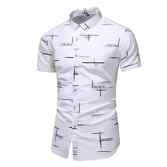 SummerCool™ Dress Shirt- Men's Printed Light Fashion Shirt