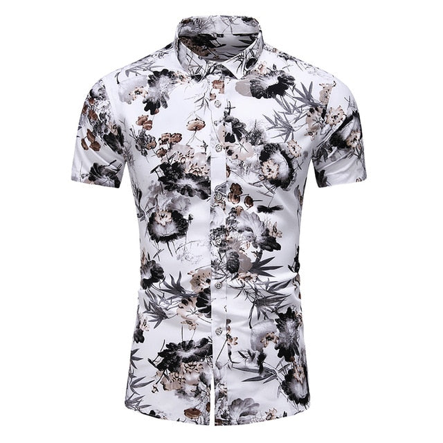 SummerCool™ Dress Shirt- Men's Printed Light Fashion Shirt