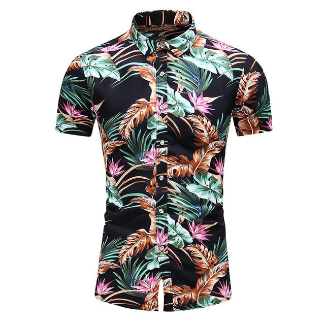 SummerCool™ Dress Shirt- Men's Printed Light Fashion Shirt