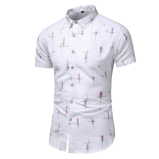 SummerCool™ Dress Shirt- Men's Printed Light Fashion Shirt